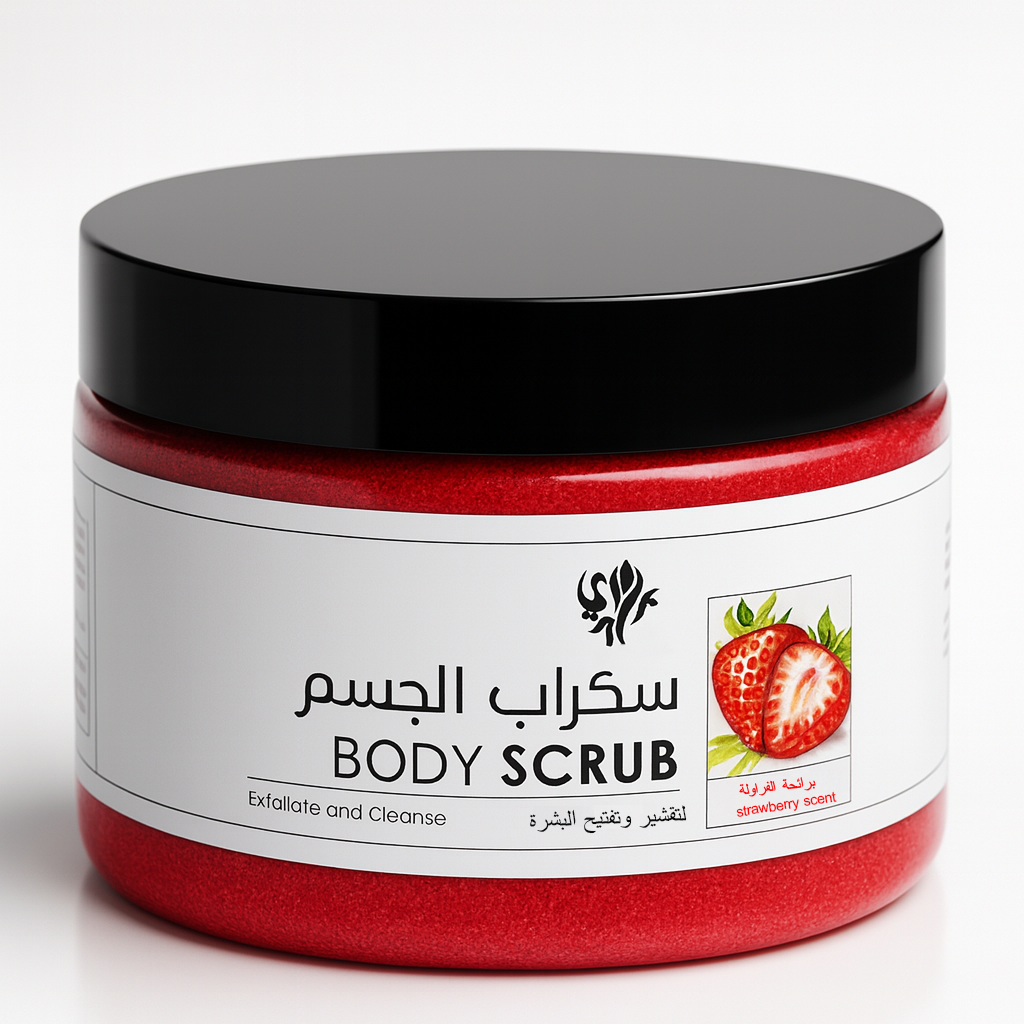 سكراب جسم فراولة